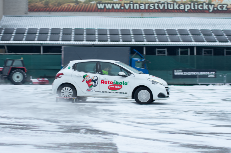 Symulator poślizgu – rolki samochodowe