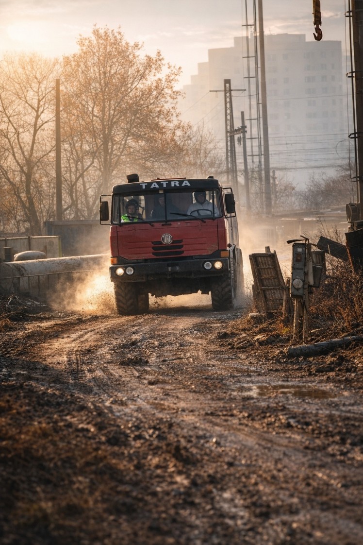 Adrenalinová jízda s Rallye speciálem Tatra 815 4x4